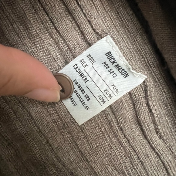 Buck Mason Silk Cashmere Cardigan - Picture 2 of 6